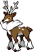 Sawsbuck Winter pokemon in PokeRogue Dex | pokeroguedex.net